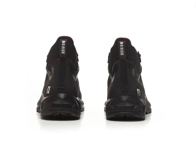 NO RISK X-TREME Mid Black Safety Shoes
