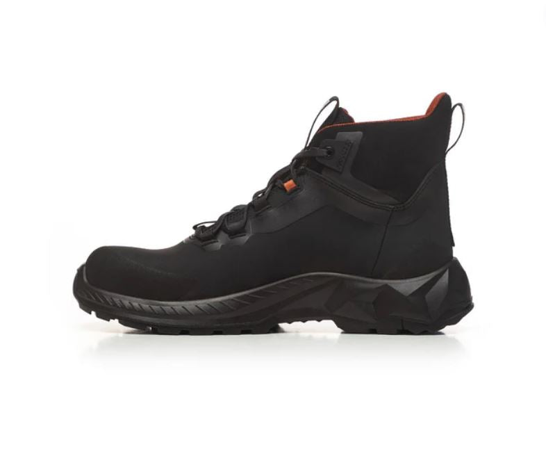 NO RISK X-TREME Mid Black Safety Shoes