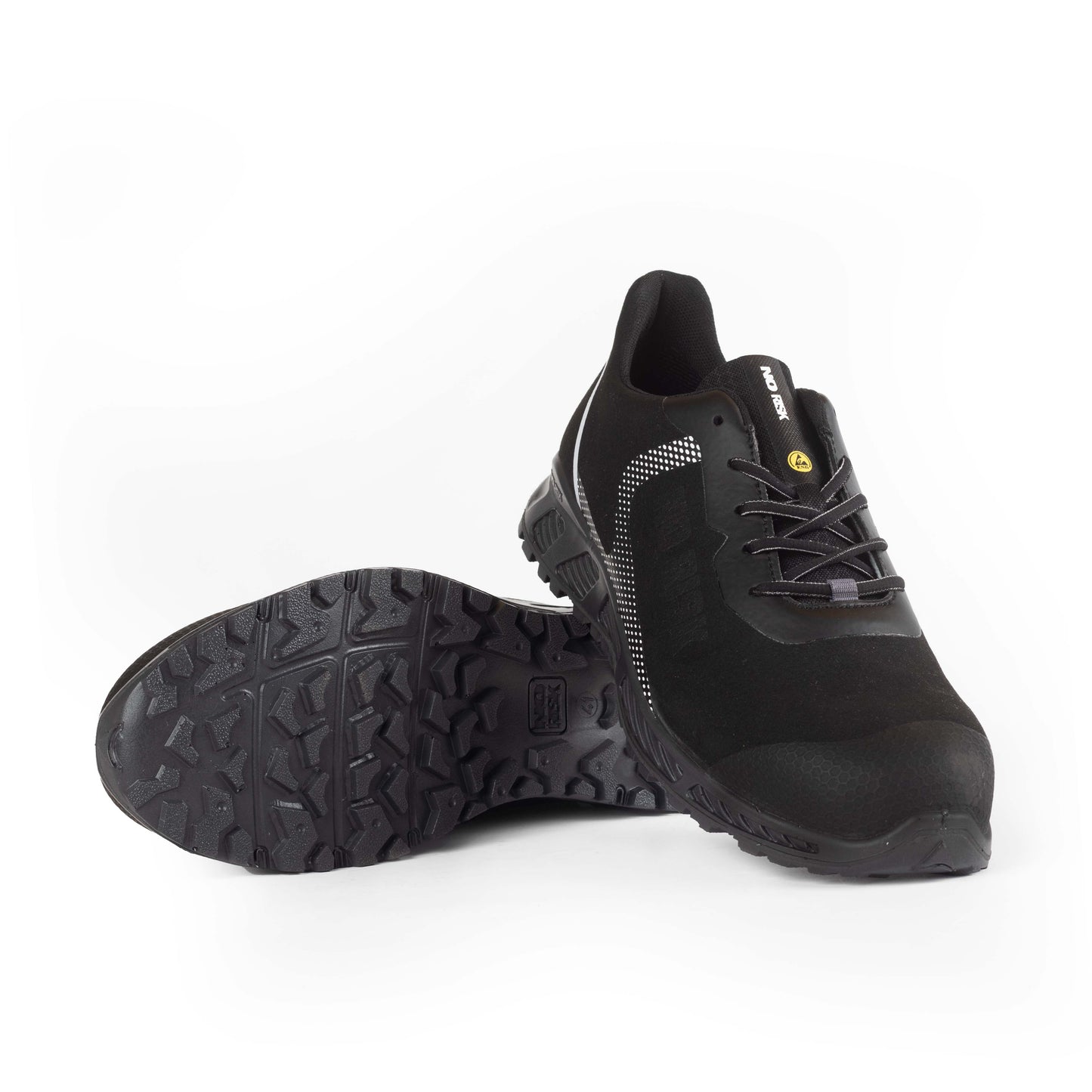 NO RISK Black Panther Safety Shoes